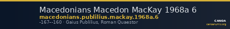 Macedonians Macedon MacKay 1968a 6 — CANOA
