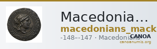Macedonians Macedon MacKay 1968b Series 1 — CANOA