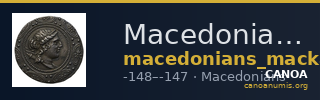 Macedonians Macedon MacKay 1968b Series 1 — CANOA