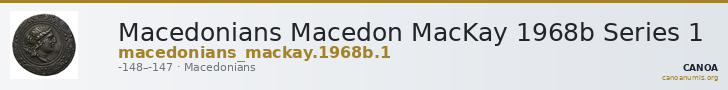 Macedonians Macedon MacKay 1968b Series 1 — CANOA