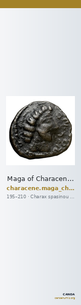 Maga of Characene Charax Spasinou BMC Characene pl. 45, 3 — CANOA