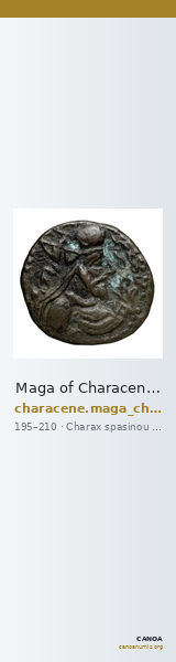 Maga of Characene Charax Spasinou BMC Characene pl. 45, 4 - 46, 16 — CANOA