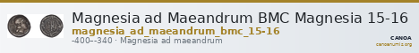 Magnesia ad Maeandrum BMC Magnesia 15-16 — CANOA