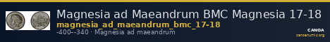Magnesia ad Maeandrum BMC Magnesia 17-18 — CANOA