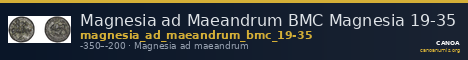 Magnesia ad Maeandrum BMC Magnesia 19-35 — CANOA