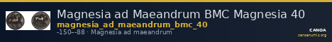 Magnesia ad Maeandrum BMC Magnesia 40 — CANOA