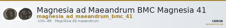 Magnesia ad Maeandrum BMC Magnesia 41 — CANOA