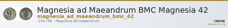 Magnesia ad Maeandrum BMC Magnesia 42 — CANOA