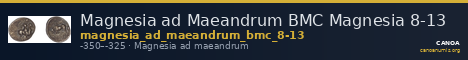 Magnesia ad Maeandrum BMC Magnesia 8-13 — CANOA
