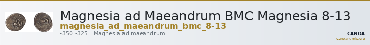 Magnesia ad Maeandrum BMC Magnesia 8-13 — CANOA