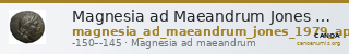 Magnesia ad Maeandrum Jones 1979 Apollodoros Kallikratou — CANOA
