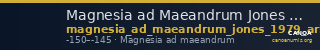 Magnesia ad Maeandrum Jones 1979 Aristokrates Andronos — CANOA