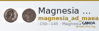 Magnesia ad Maeandrum Jones 1979 Euphemos Pausaniou — CANOA