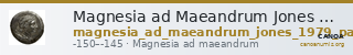 Magnesia ad Maeandrum Jones 1979 Pausanias Pausaniou — CANOA
