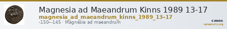 Magnesia ad Maeandrum Kinns 1989 13-17 — CANOA