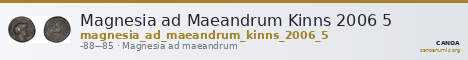 Magnesia ad Maeandrum Kinns 2006 5 — CANOA