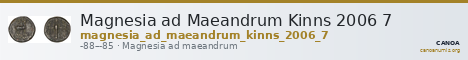 Magnesia ad Maeandrum Kinns 2006 7 — CANOA