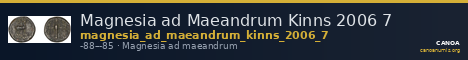 Magnesia ad Maeandrum Kinns 2006 7 — CANOA