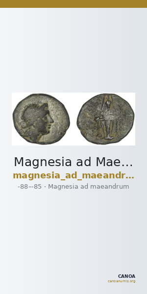 Magnesia ad Maeandrum Kinns 2006 pl.13 C — CANOA