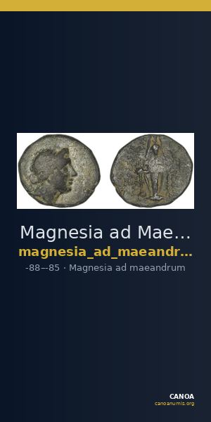 Magnesia ad Maeandrum Kinns 2006 pl.13 C — CANOA