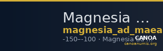 Magnesia ad Maeandrum SNG Copenhagen Magnesia 855 — CANOA