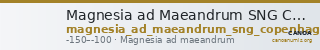 Magnesia ad Maeandrum SNG Copenhagen Magnesia 855 — CANOA