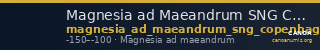 Magnesia ad Maeandrum SNG Copenhagen Magnesia 855 — CANOA