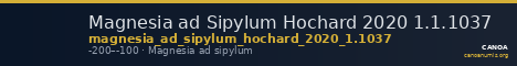 Magnesia ad Sipylum Hochard 2020 1.1.1037 — CANOA