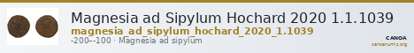 Magnesia ad Sipylum Hochard 2020 1.1.1039 — CANOA