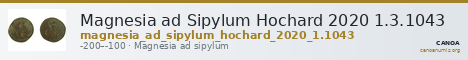 Magnesia ad Sipylum Hochard 2020 1.3.1043 — CANOA
