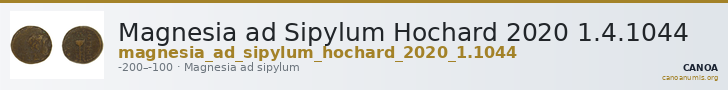 Magnesia ad Sipylum Hochard 2020 1.4.1044 — CANOA
