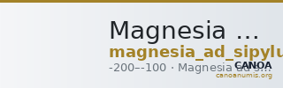 Magnesia ad Sipylum Hochard 2020 1.4.1045 — CANOA