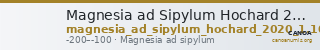 Magnesia ad Sipylum Hochard 2020 1.4.1045 — CANOA