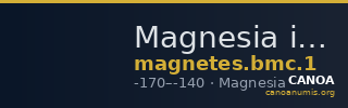 Magnesia in Thessaly BMC Magnetes 1 — CANOA
