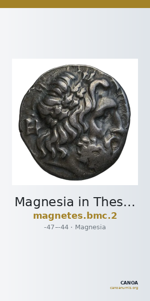 Magnesia in Thessaly BMC Magnetes 2 — CANOA
