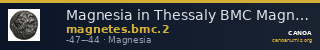 Magnesia in Thessaly BMC Magnetes 2 — CANOA