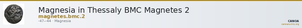 Magnesia in Thessaly BMC Magnetes 2 — CANOA