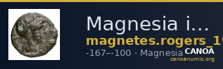 Magnesia in Thessaly Rogers 1932 339-347 — CANOA