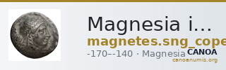 Magnesia in Thessaly SNG Copenhagen Magnetes 155-156 — CANOA