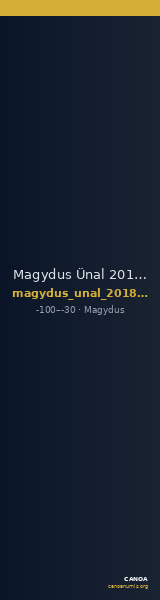 Magydus Ünal 2018 2 — CANOA