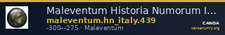 Maleventum Historia Numorum Italy 439 — CANOA