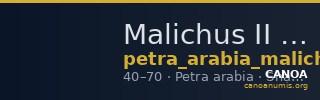 Malichus II of Nabataea Petra Barkay 2019 193, 195-211 — CANOA