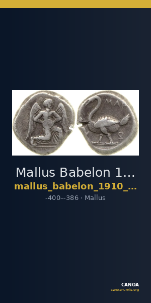 Mallus Babelon 1910 1395-1403 — CANOA
