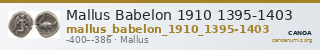 Mallus Babelon 1910 1395-1403 — CANOA