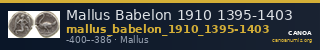 Mallus Babelon 1910 1395-1403 — CANOA