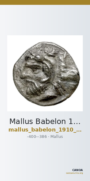 Mallus Babelon 1910 1405-7 — CANOA