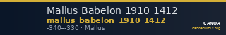 Mallus Babelon 1910 1412 — CANOA