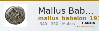Mallus Babelon 1910 1414-5 — CANOA