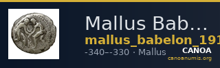 Mallus Babelon 1910 1414-5 — CANOA