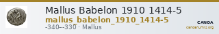 Mallus Babelon 1910 1414-5 — CANOA